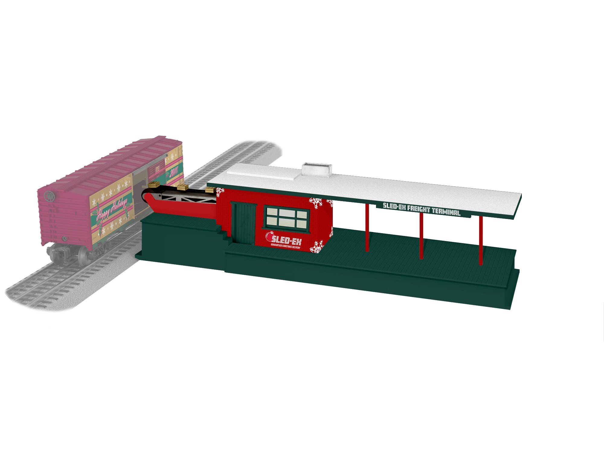 Sled-Ex Christmas Operating Freight Station