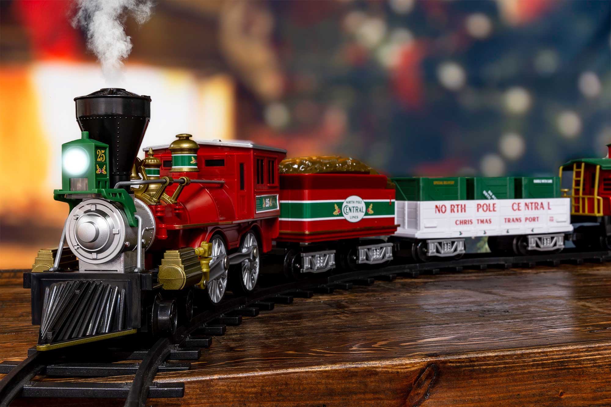 North Pole Central Ready-to-Play Train Set w/ Bluetooth
