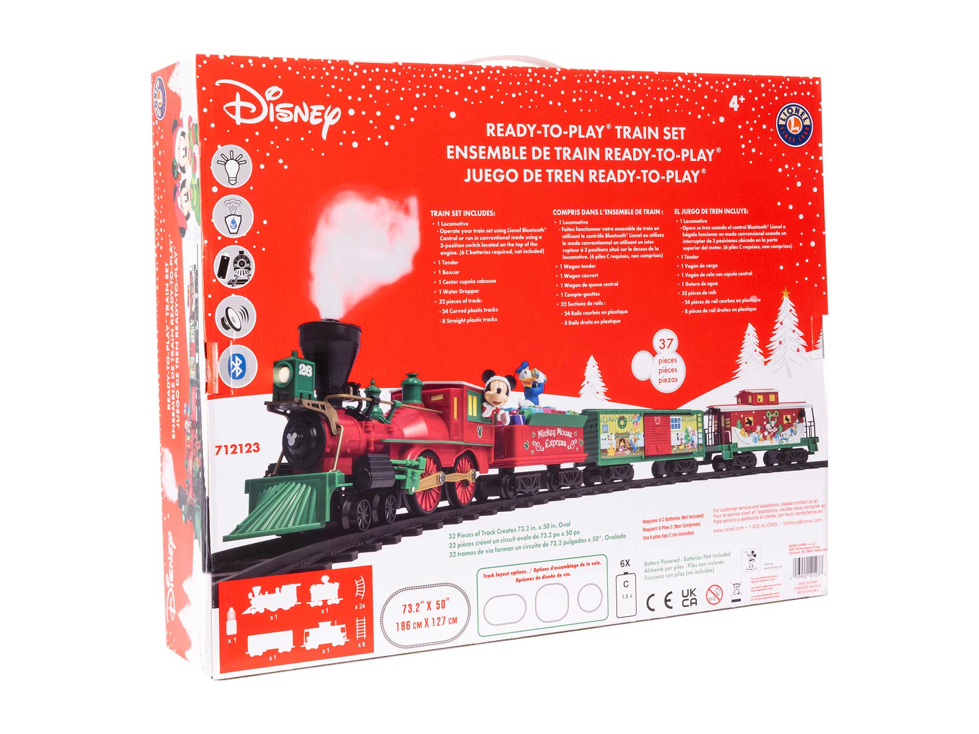 Disney Mickey Mouse Express Ready-to-Play Train Set w/ Bluetooth